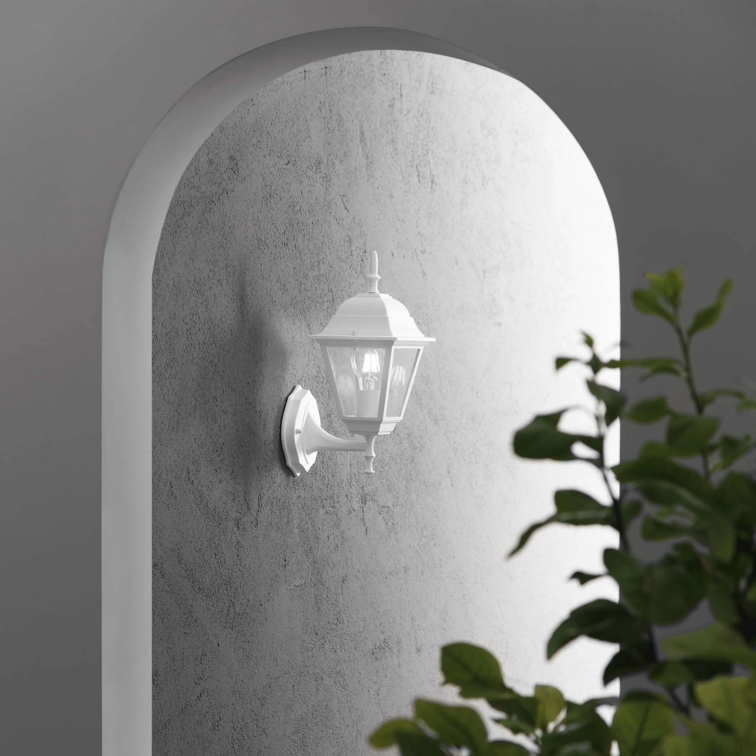 Lampada Da Parete Esterno/Interno - 2 Pezzi IP65 | Bianco, Design Moderno | E27 Max 40W | Per Balconi E Giardini - Foto 4