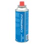 Cartuccia di gas Campingaz per cucinare in campeggio. Cartuccia blu con tappo rosso.