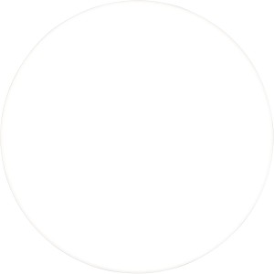 Plafoniera LED Reality Spica bianca e rotonda, diametro 27 cm. Design semplice per bagno e soggiorno.