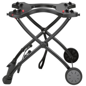 Carrello Weber Standard per modelli Q 1000/2000, accessorio per griglia per la conversione in una griglia da terra con funzione di trasporto.