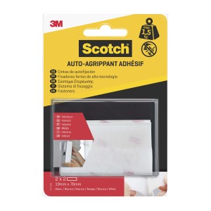 Strisce adesive Scotch Auto-Grip, confezione da 2, 19x76mm, per interni.