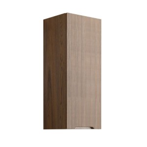 t.b.t. pensile bagno, effetto legno con anta a coste.