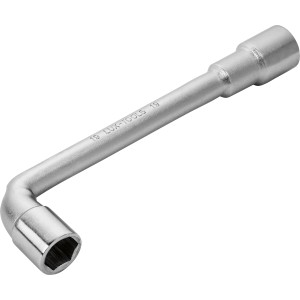 Chiave a tubo LUX-TOOLS, 19 mm, ideale per viti e dadi difficili da raggiungere.