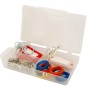 Assortimento anelli e targhette portachiavi Ø 14 mm 34 pz