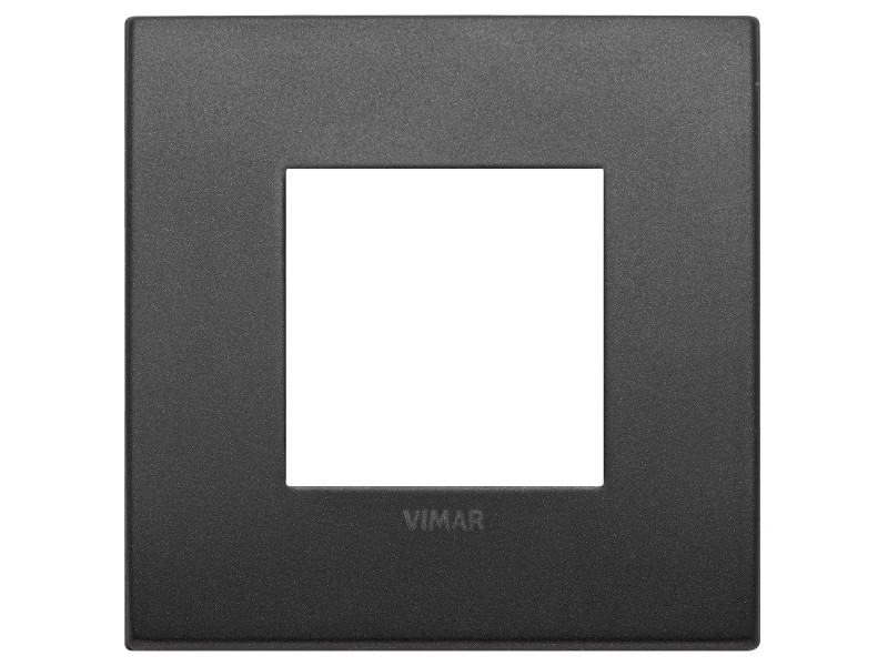 Simon 73620-62 – Quadro 2 Moduli Serie 73 Loft, Colore Grafite, Per Installazione A Superficie