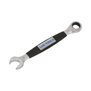 Chiave a cricchetto LUX Comfort, 19 mm, con impugnatura ergonomica. Chiave per artigiani.