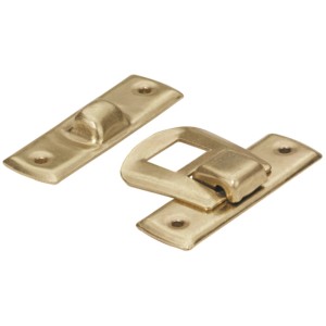 Chiusura per scrigno Hettich, 20x30mm, ottonata, per mobili e hobby.