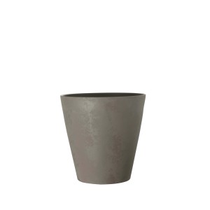 Vaso per piante t.b.t. grigio per interni ed esterni.