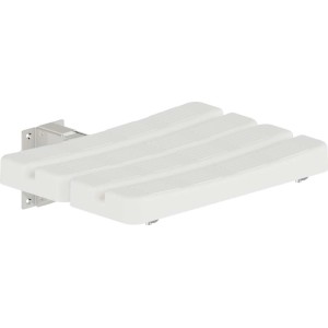 Sedile - sgabello per doccia pieghevole bianco 48,2 x 15 cm