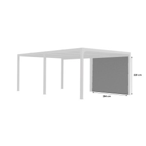 Tenda accessoria per pergola bioclimatica 3660 antracite