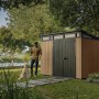 Casetta da giardino in plastica Keter Pent sp. 20 mm marrone chiaro 6 m²_13