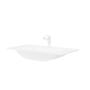 Lavabo bianco t.b.t. della categoria Lavandini con rubinetto.