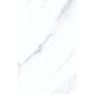 Rivestimento murale Carrara bianco opaco effetto marmo 1,7 m² 25x40 cm