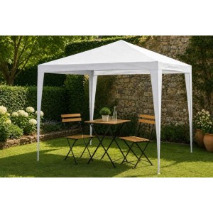 Gazebo in acciaio Garden Friend Facile 300x400x250 cm bianco