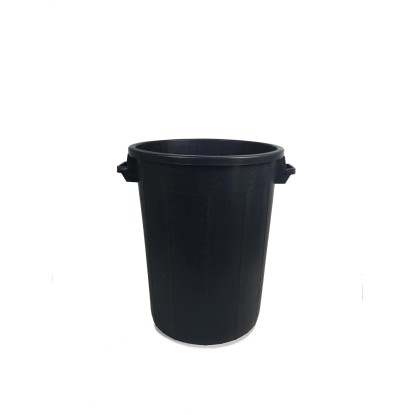 Bidone spazzatura con coperchio Stefanplast 100 l nero