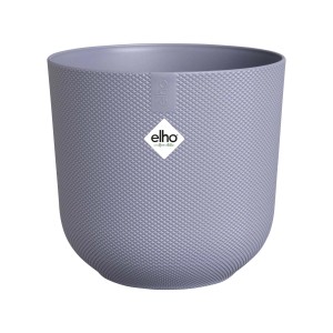 Vaso per fiori Elho Jazz lilla, Ø 18,9 cm, con superficie strutturata.