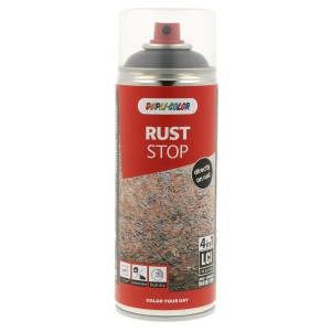 Dupli-Color Rust Stop vernice spray, antracite, finitura satinata, 400ml. Protezione antiruggine e vernice in uno.
