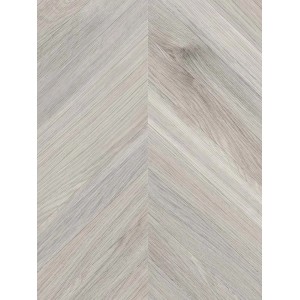 Parquet vinilico chiaro a spina di pesce per pavimenti eleganti.