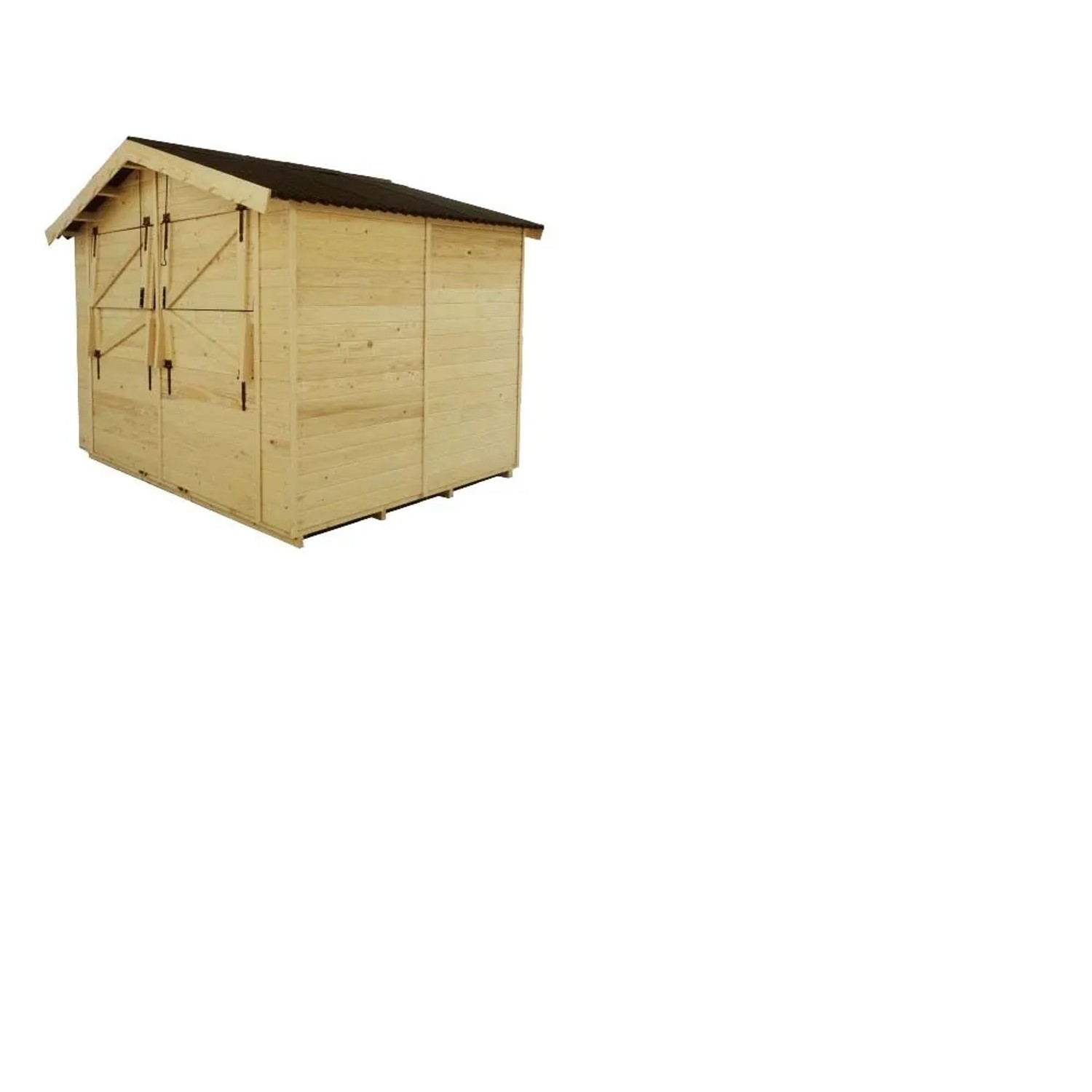 Chiosco in legno a pannelli sp 20 mm H240xL300xP240 cm_9