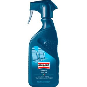 t.b.t. Detergente per sedili auto in flacone spray blu per la cura dell'auto.