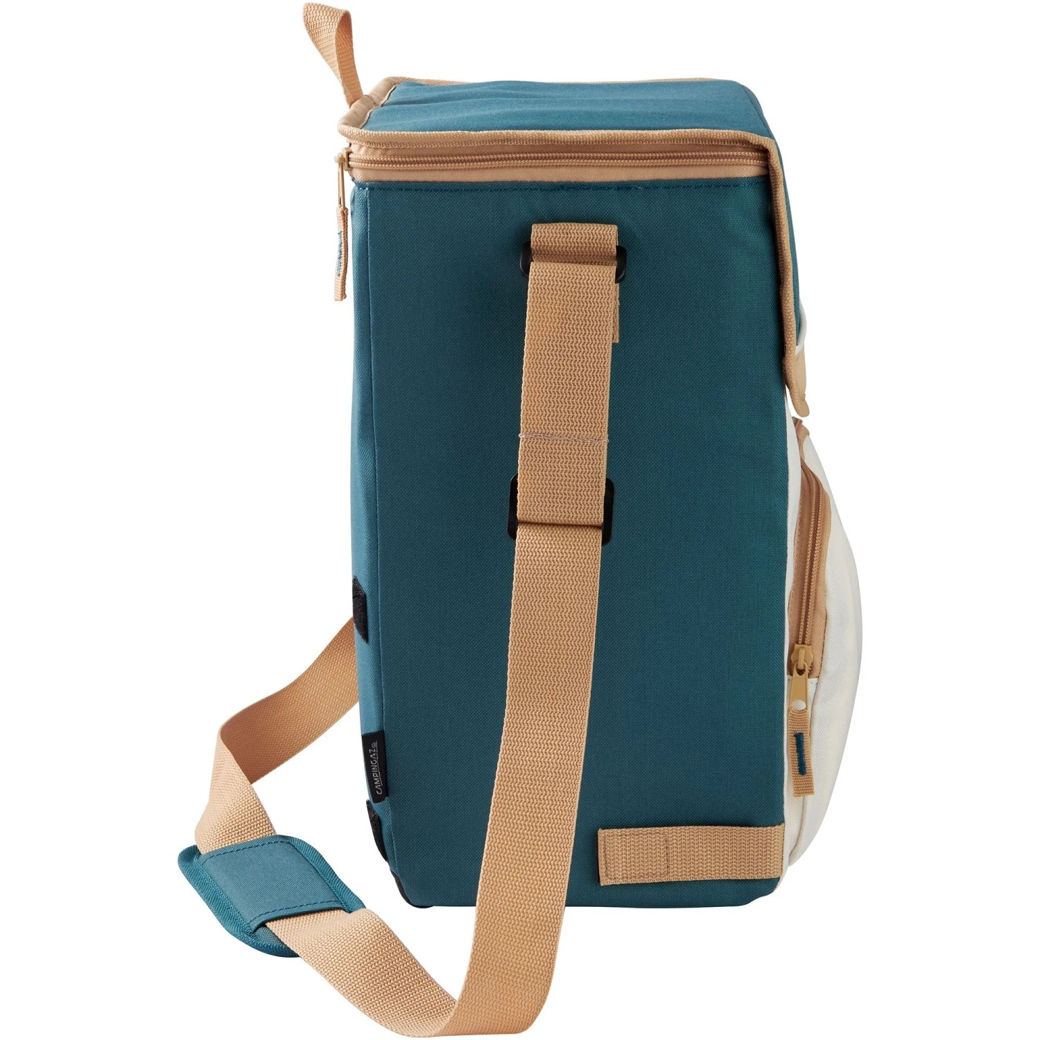 Borsa frigo Campingaz Fold'N Cool Minimaxi, 20 l, turchese-bianca con tracolla.