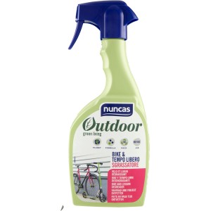 Nuncas Outdoor detergente per bici e attrezzature per il tempo libero.