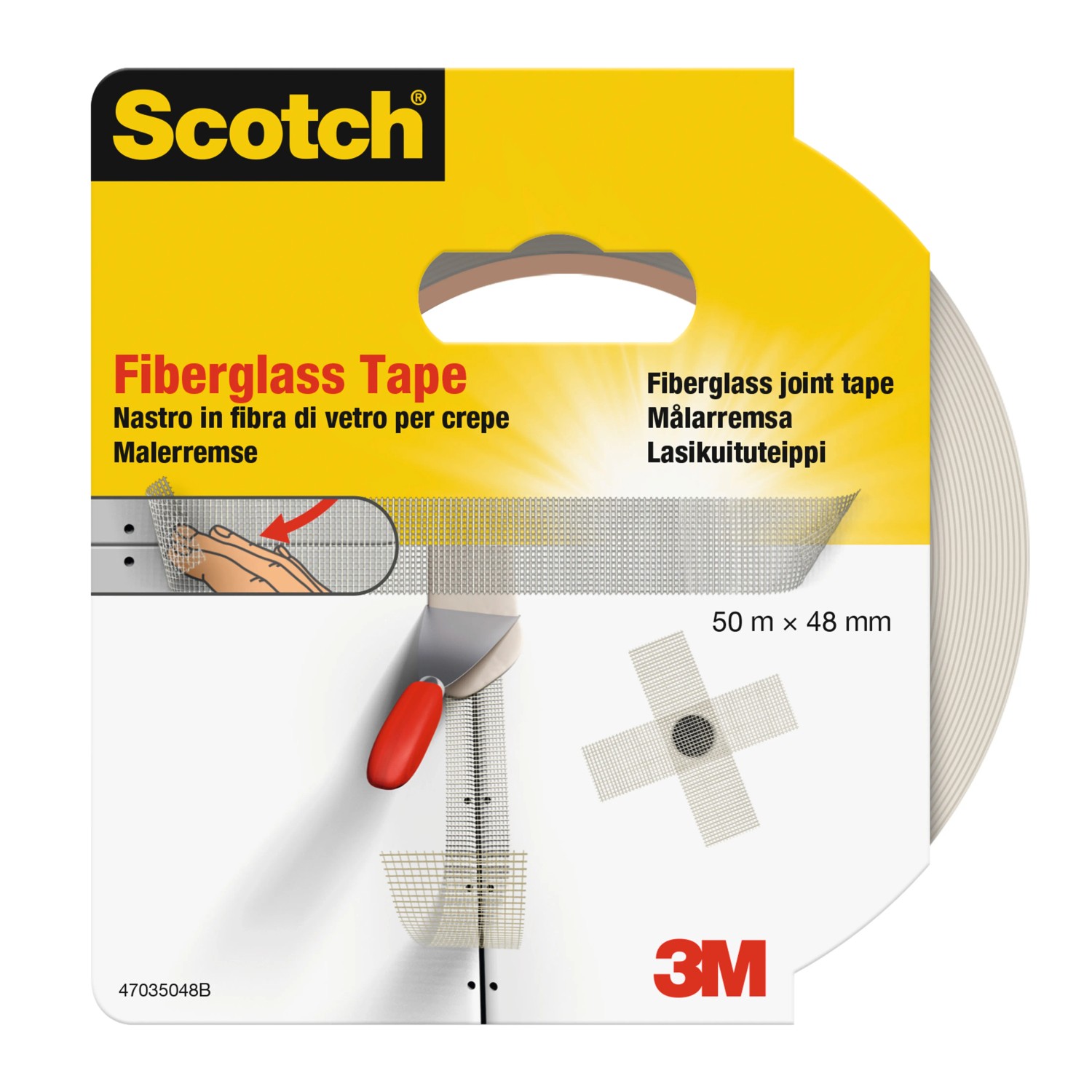 Nastro americano Scotch Bianco 10 m x 48 mm 4054596697010