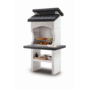 Barbecue a carbonella Palazzetti Olbia griglia 68x40 cm in cemento