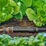 Gardena Basisgerät 1000 per Micro-Drip-System con tubi di collegamento in giardino.