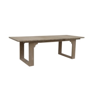 Tavolo da giardino rettangolare t.b.t. in legno, ideale per l'esterno.