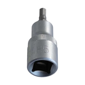 Bussola con inserto esagonale da 5 mm con attacco F 1/2"