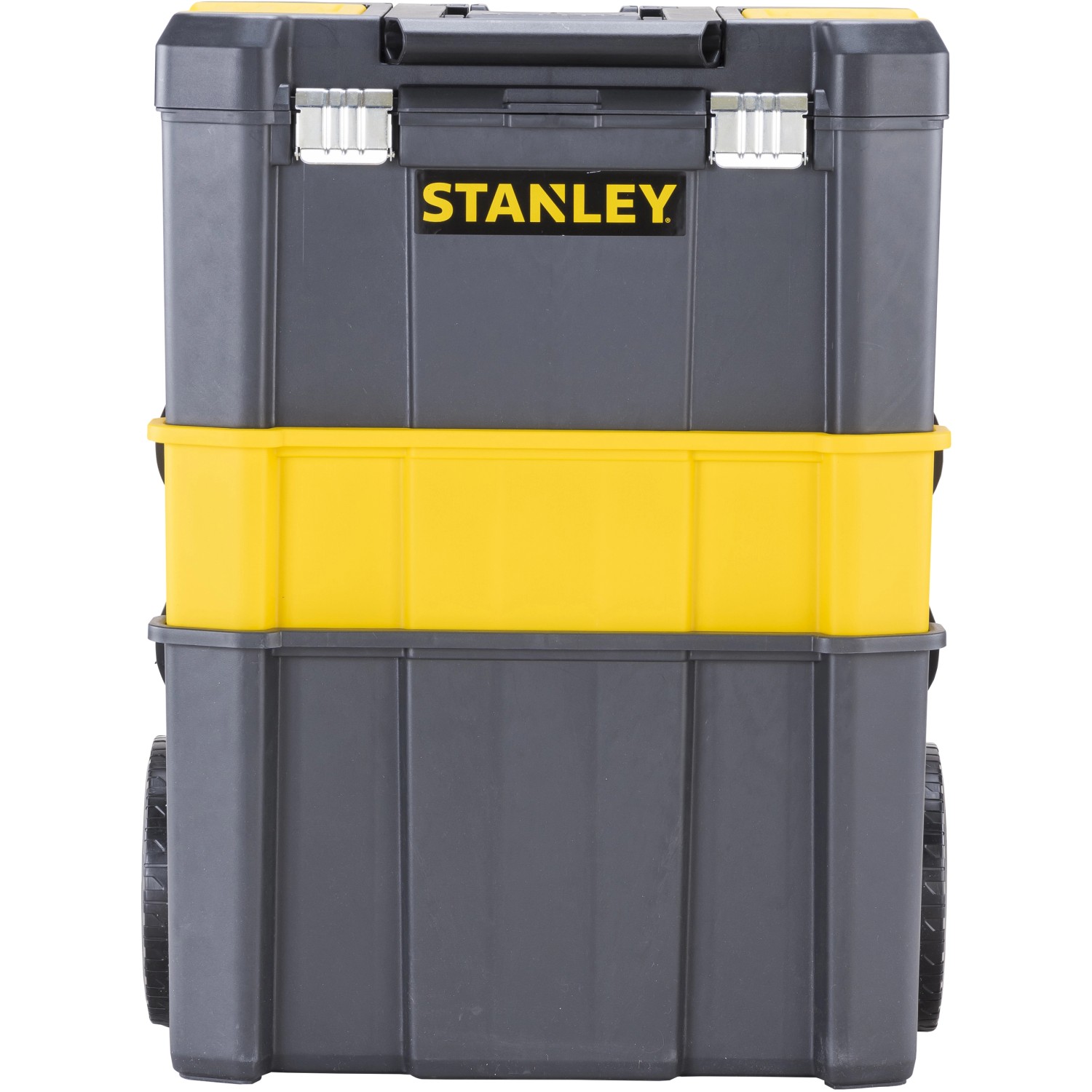 Stanley Rollende Werkstatt Essential STST1-80151, carrello portautensili con ruote e manico telescopico.