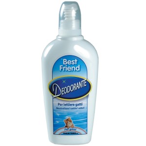 Deodorante per lettiera per gatti Best Friend per neutralizzare gli odori.