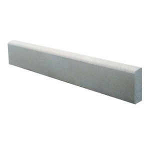 Cordolo smussato per pavimenti in calcestruzzo 100x20x6 cm quarzo grigio