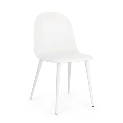 Sedia Ella bianco 45x51x80 cm