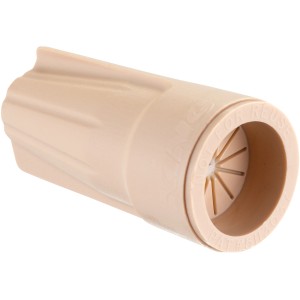 Connettore per sistemi di irrigazione interrata, beige.