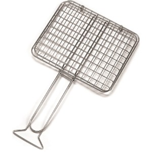 Pinza per barbecue in metallo per accessori barbecue.