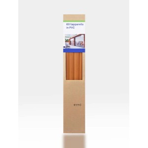 Set di tapparelle t.b.t. in PVC confezionato, effetto legno.