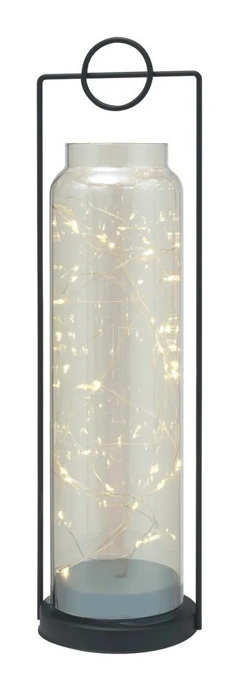 Lanterna Glitter Con Uccellini - Decorazione Luminosa Per Casa - Foto 11
