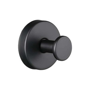 Gancio a ventosa metallo Ø 6 cm nero
