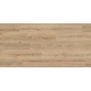 Pavimento laminato chiaro effetto legno per interni.