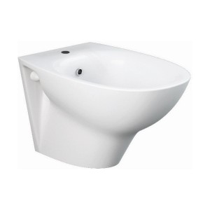 Bidet sospeso bianco di t.b.t. per il bagno.