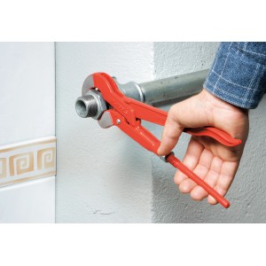 Pinza a pappagallo giratubi becco a S LUX-TOOLS Comfort 25 mm (1") 320 mm