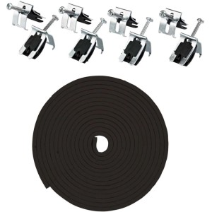 Kit montaggio lavello Idrostile clip nastro acciaio