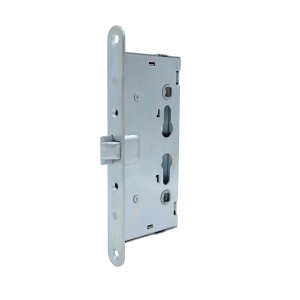 Serratura da infilare t.b.t. per porte interne, color argento.