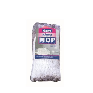 Bama Zipy Mop in cotone, strumento per pulizia pavimenti, confezionato.