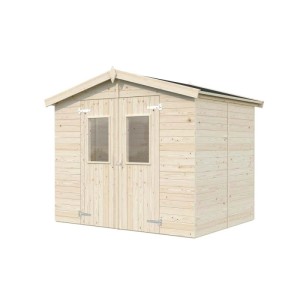Casetta da giardino in legno Elisa sp. 12 mm H220xL262xP208 cm