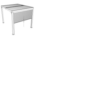 Tenda accessoria per pergola bioclimatica 2430 antracite