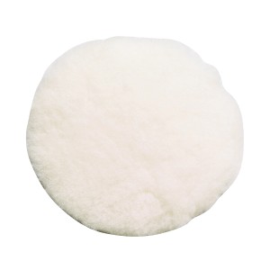 Cuffia per lucidatura LUX, 150 mm, in morbida pelle di agnello per una lucidatura delicata con smerigliatrice angolare.
