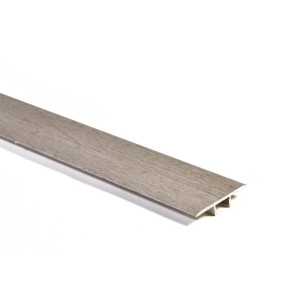 Profilo per piastrelle t.b.t. effetto legno, ideale per transizioni e finiture.
